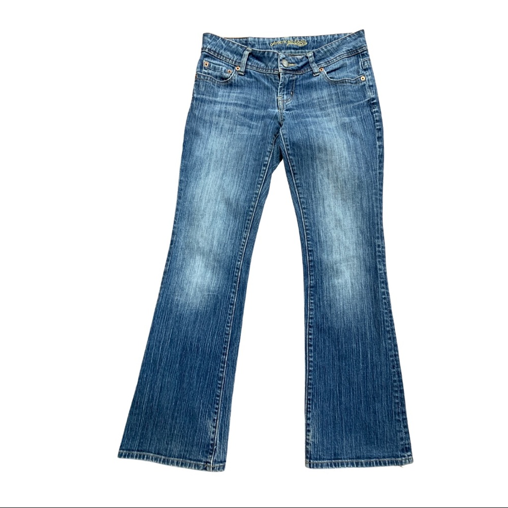 American Eagle Jeans Womens Size 8R (30x31) Flare Mid-Rise Stretch Denim